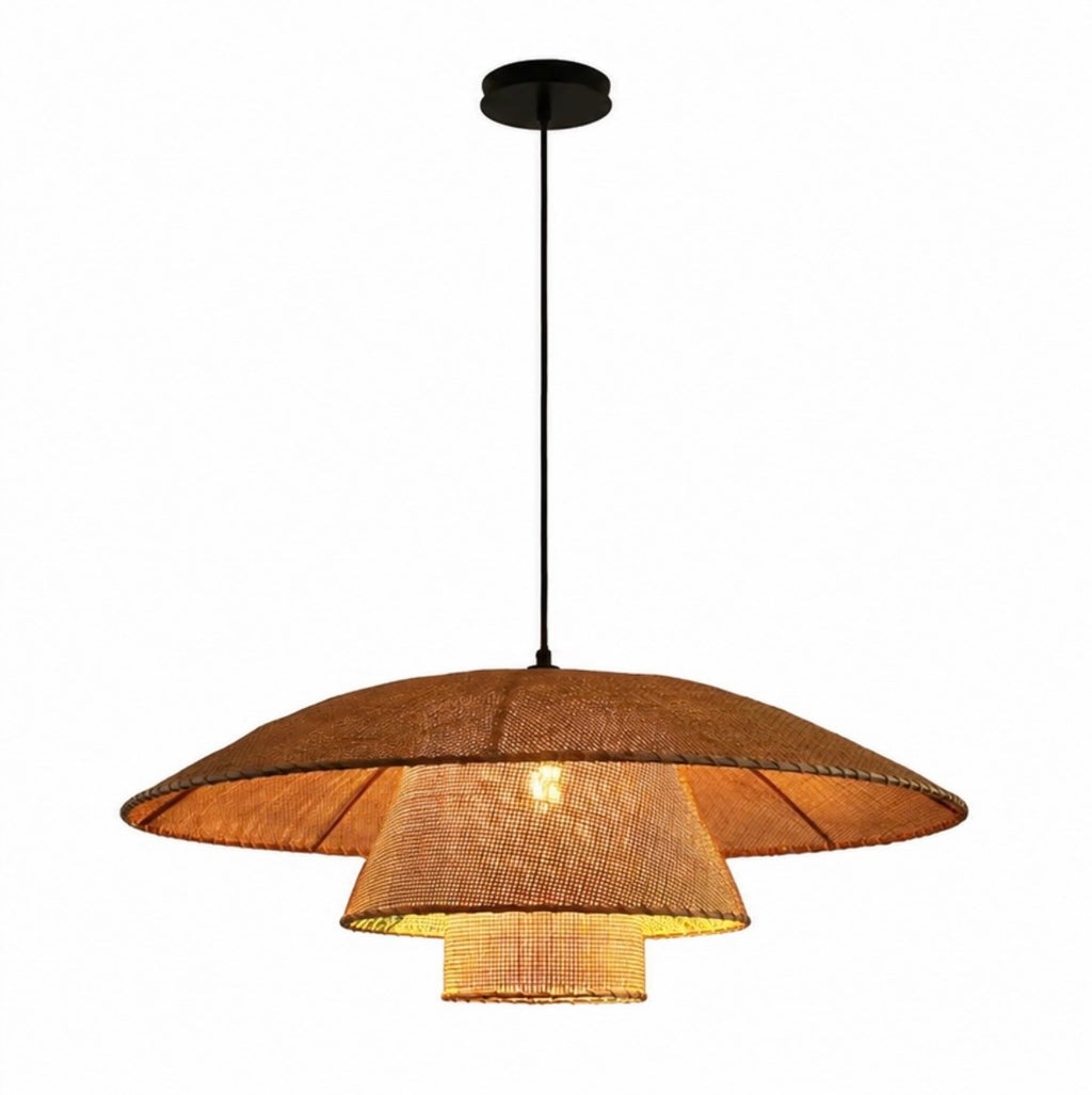 Suspension Rotin Japonaise