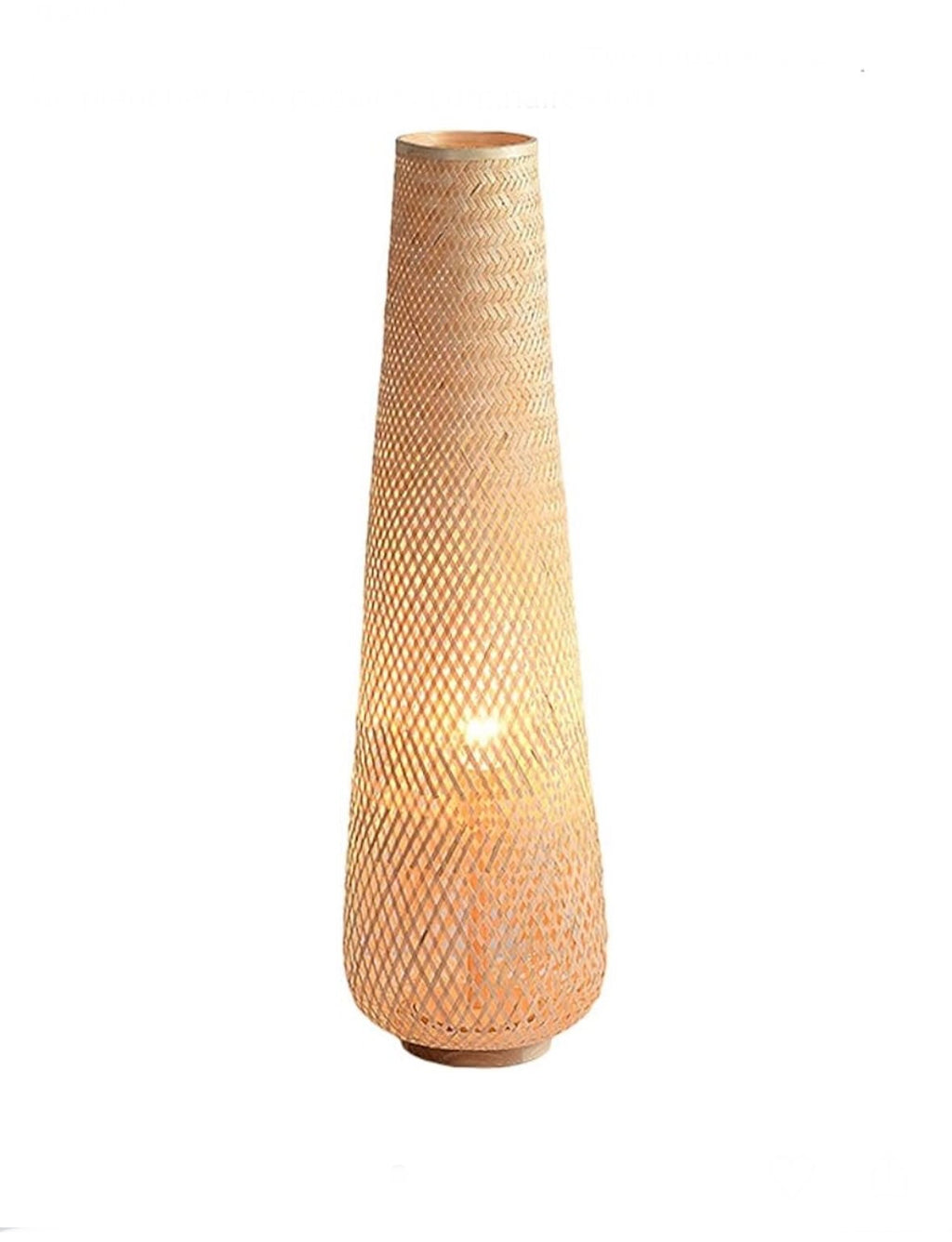 Lampadaire Rotin Moderne