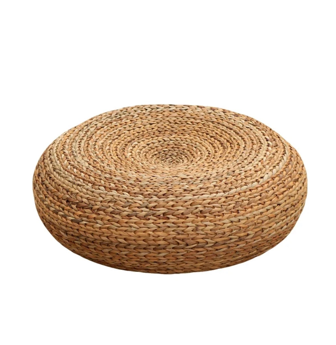 Pouf en Paille Rond