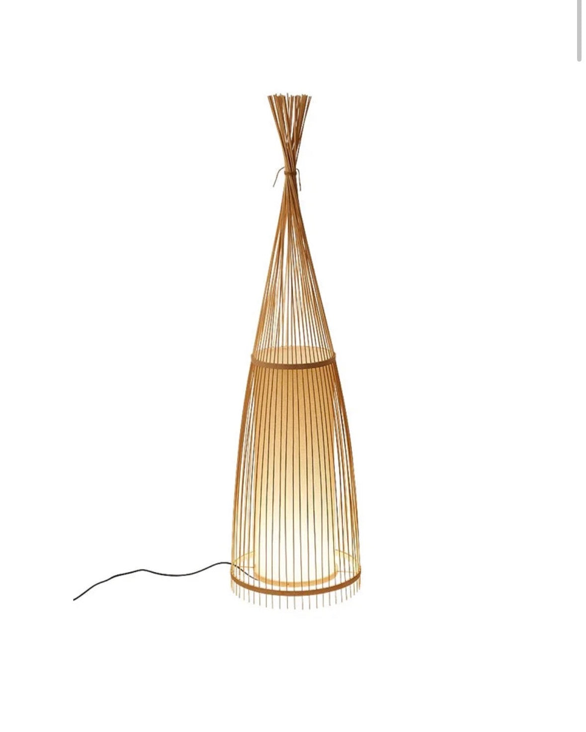 Lampadaire Rotin Salon