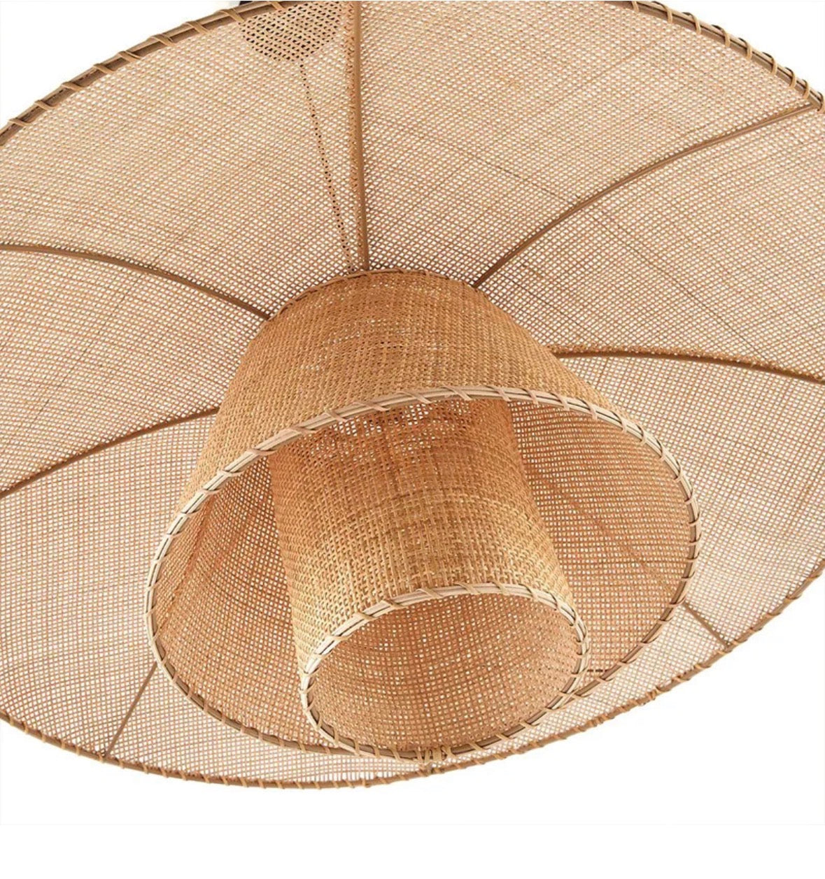 Suspension Rotin Japonaise